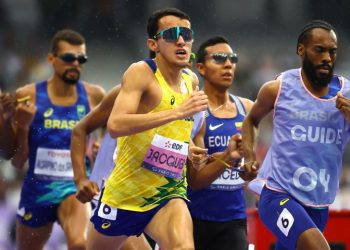 Yeltsin Jacques de MS conquista medalha de ouro e supera marca anterior em prova de atletismo