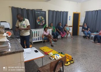Creche em Figueirão capacita servidores para primeiros socorros e prevenção de acidentes