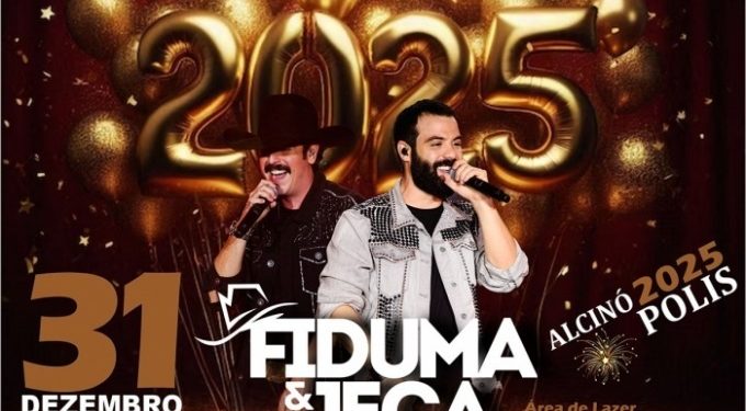 Réveillon Municipal de Alcinópolis terá show de Fiduca & Jeca em 2024