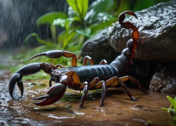 Chuvas trazem perigo oculto: escorpiões e aranhas invadem residências em busca de abrigo