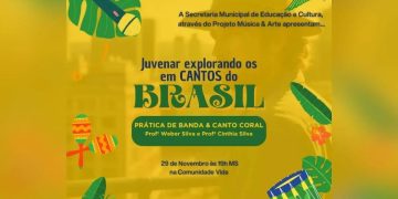 Musical celebra cultura brasileira em Chapadão do Sul nesta quarta-feira