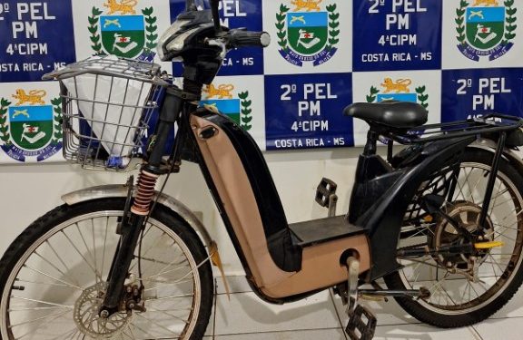 Homem é preso ao ser flagrado com bicicleta furtada em Costa Rica