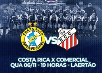 Costa Rica e Comercial se enfrentam no Laertão pelo Estadual Feminino