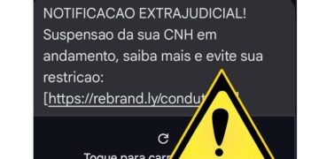Mensagens de SMS fraudulentas sobre suspensão de CNH preocupam motoristas em Mato Grosso do Sul
