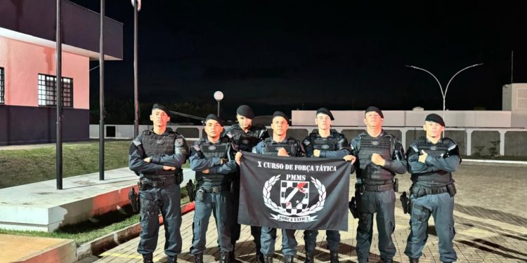 Sete militares da 4ª CIPM se formam em curso de Força Tática em Coxim