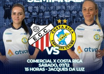 Costa Rica busca a classificação para a final do Estadual Feminino contra o Comercial