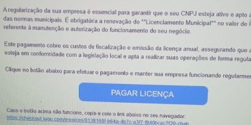 Golpistas enviam e-mails falsos sobre alvarás de funcionamento em Chapadão do Sul