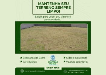 Chapadão do Sul intensifica fiscalização de terrenos baldios