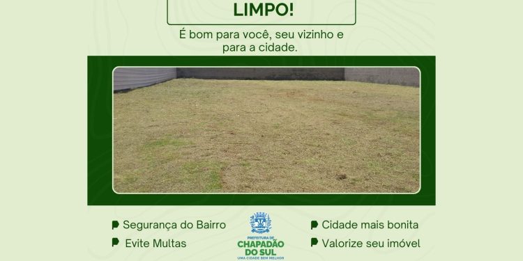 Chapadão do Sul intensifica fiscalização de terrenos baldios