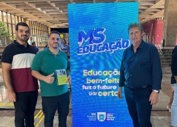 Prefeito de Chapadão do Sul participa do lançamento do MS Educação em Campo Grande