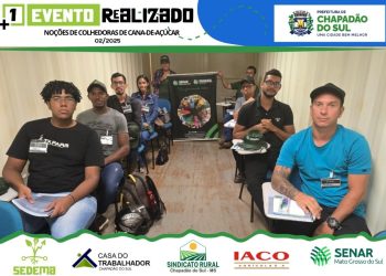 Chapadão do Sul realiza curso sobre colhedoras de cana-de-açúcar