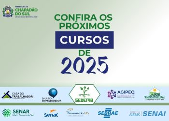 Município de Chapadão do Sul promove qualificação gratuita em diversas áreas