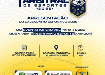 Prefeitura de Costa Rica lança hoje Calendário Esportivo 2025 em parceria com Câmara de Vereadores