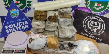 Mulher é presa em Costa Rica por armazenar drogas em residência vazia