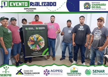 Curso de operador de empilhadeira forma novos profissionais em Chapadão do Sul