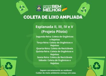 Chapadão do Sul testa ampliação da coleta seletiva em bairros com maior volume de recicláveis