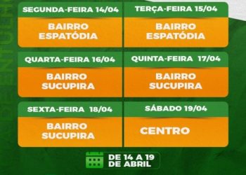 Prefeitura de Chapadão do Sul agenda coleta de entulhos para terceira semana de abril