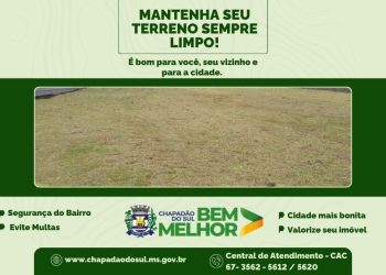 Chapadão do Sul reforça fiscalização de terrenos sujos e focos de Dengue