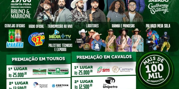 Contagem regressiva: faltam 20 dias para a 31ª Exposul em Chapadão do Sul