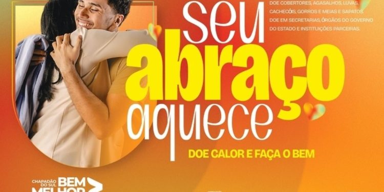 “Seu Abraço Aquece” mobiliza solidariedade para enfrentar o frio em Chapadão do Sul