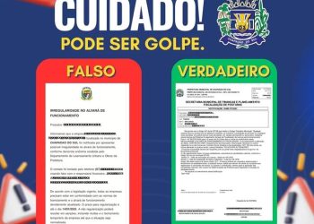 Chapadão do Sul faz novo alerta para golpes com falsos e-mails sobre alvarás
