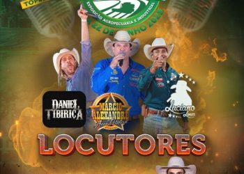 Equipe de locutores e comentarista confirmada para rodeio da Exposul 2025