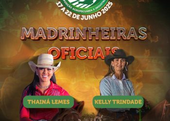 Madrinheiras Thainá Lemes e Kelly Trindade são confirmadas para o rodeio na Exposul 2025