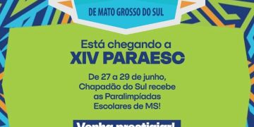 Chapadão do Sul receberá atletas paralímpicos escolares na XIV PARAESC