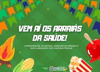 Unidades de saúde de Chapadão do Sul promovem Arraiás com atendimentos e atividades educativas