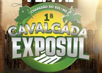 1º Cavalgada da Exposul reforça tradição e celebra união em Chapadão do Sul