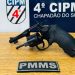 PM apreende armas e skunk durante operação em Chapadão do Sul