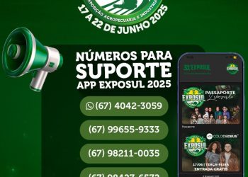 Aplicativo oficial da Exposul 2025 conta com canais de atendimento para facilitar compras