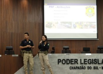 PRF e prefeitura de Chapadão do sul promovem treinamento de motoristas escolares