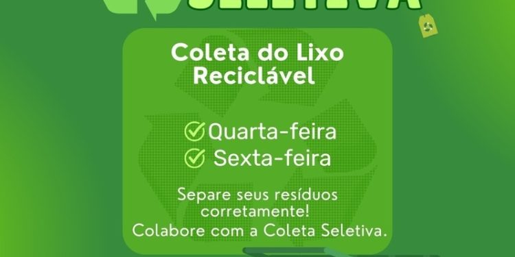Chapadão do Sul reforça coleta seletiva com dia extra para recicláveis