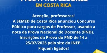 Prova Nacional Docente será usada em concurso de professores em Costa Rica
