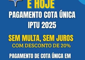 Prazos se encerram hoje para desconto de IPTU em Costa Rica