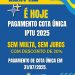 Prazos se encerram hoje para desconto de IPTU em Costa Rica