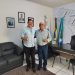 Prefeito de Figueirão recebe visita do novo gerente do Banco do Brasil