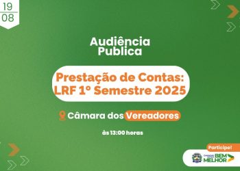 Chapadão do Sul abre fase de debate público sobre balanço fiscal e plano de quatro anos