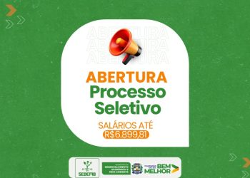 Prefeitura de Chapadão do Sul seleciona profissionais com salários de até R$ 6,8 mil
