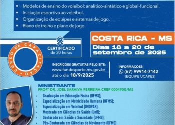 Costa Rica realiza curso de voleibol com foco em formação de equipes de base