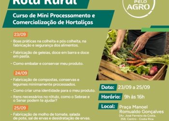 Pequenos produtores participam de formação sobre queijaria e horticultura em Costa Rica
