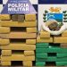 Homem é preso com quase 27 kg de maconha em operação da Polícia Militar em Costa Rica