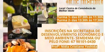Parceria entre UFMS e Prefeitura leva curso de fitocosmética a Alcinópolis