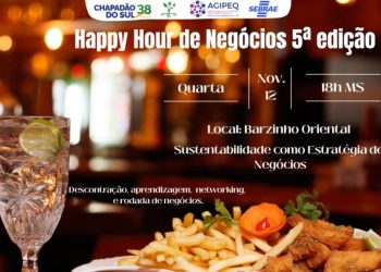 5ª edição do Happy Hour de Negócios em Chapadão do Sul destaca sustentabilidade empresarial