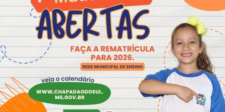 Rede municipal de Chapadão do Sul altera organização da educação infantil e fundamental para 2026