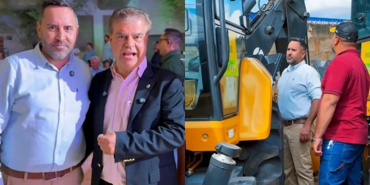 Alcinópolis amplia frota com retroescavadeira entregue durante evento estadual