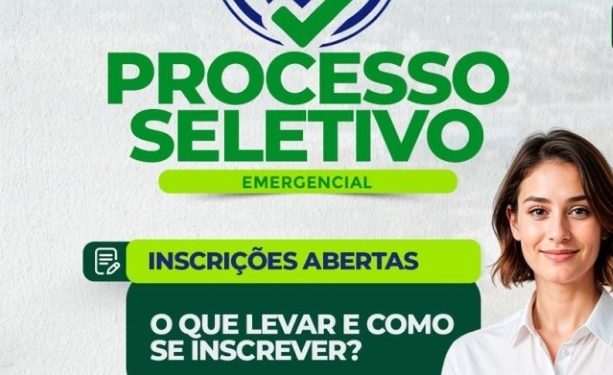 Chapadão do Sul realiza seletiva para contratação emergencial de trabalhadores