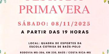 Comunidade de Costa Rica participa da 8ª Festa da Primavera da Escola Cotrisa de Baús