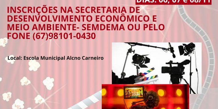 Alcinópolis promove formação em produção audiovisual com professor da UFMS